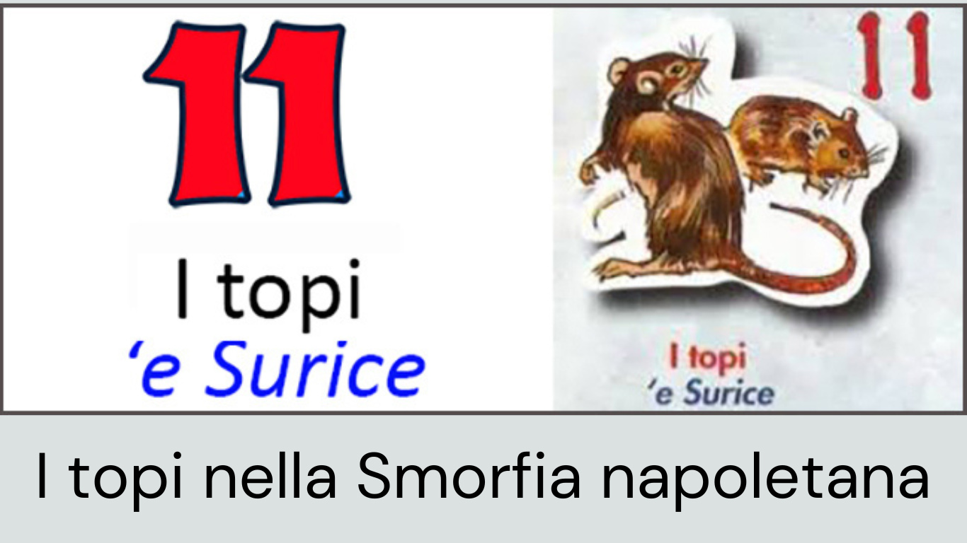 I topi nella Smorfia napoletana tradizionale o moderna